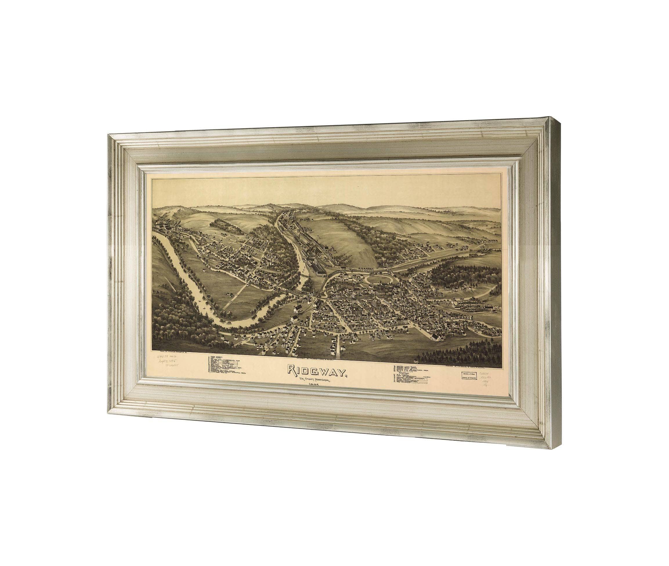 Ridgway Elk County Pennsylvania 1895  State Of Pennsylvania
