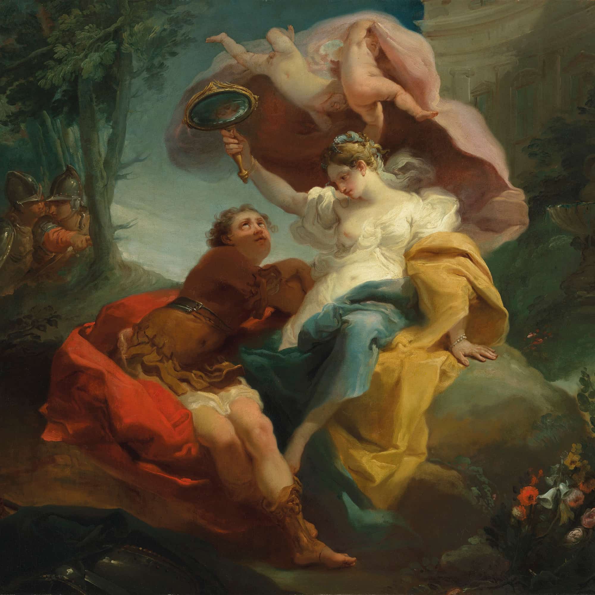 Rinaldo And Armida In The Garden Of Delights by Gaetano Gandolfi