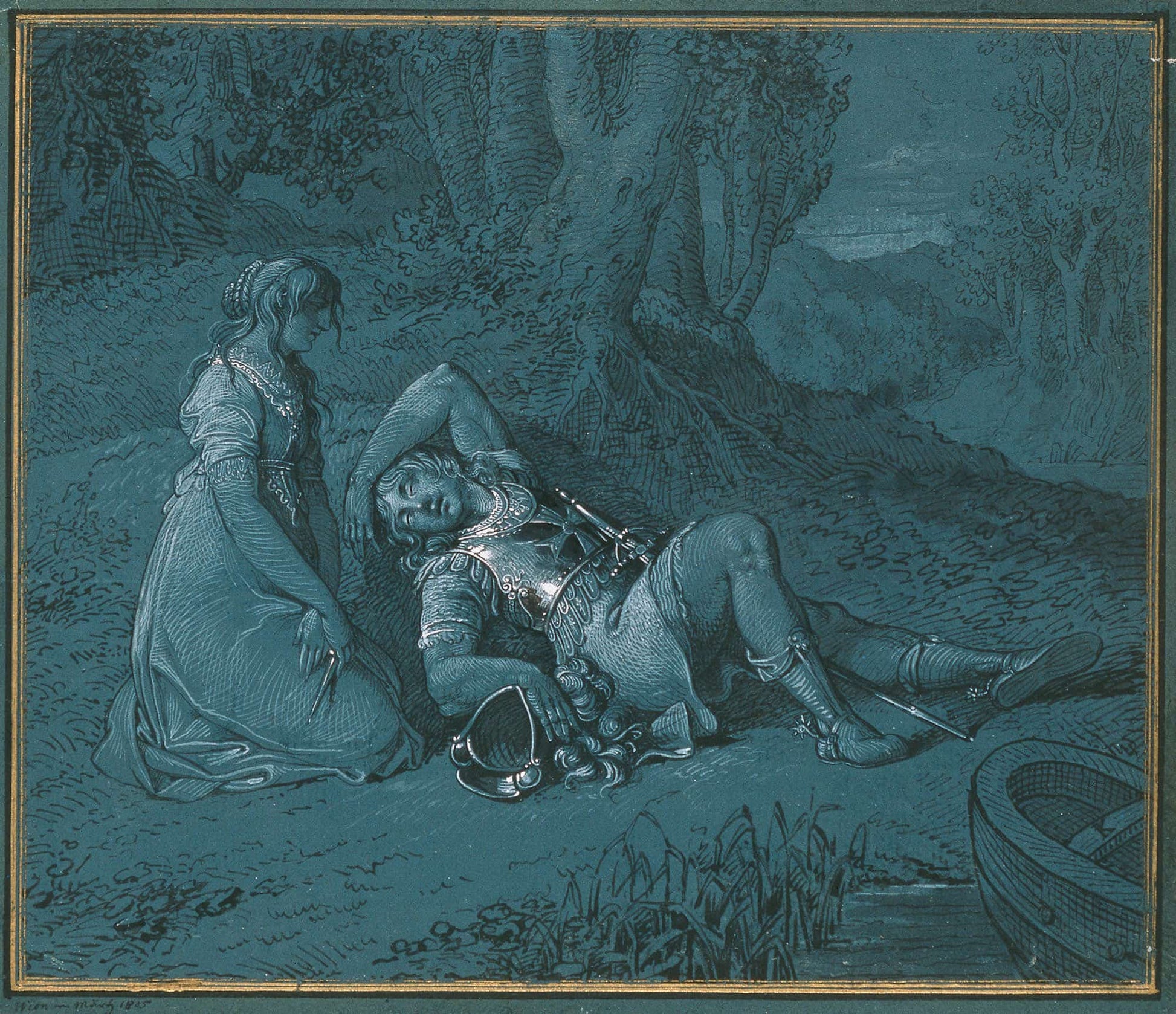 Rinaldo Und Armida Armidens Liebe by Johann Peter Krafft