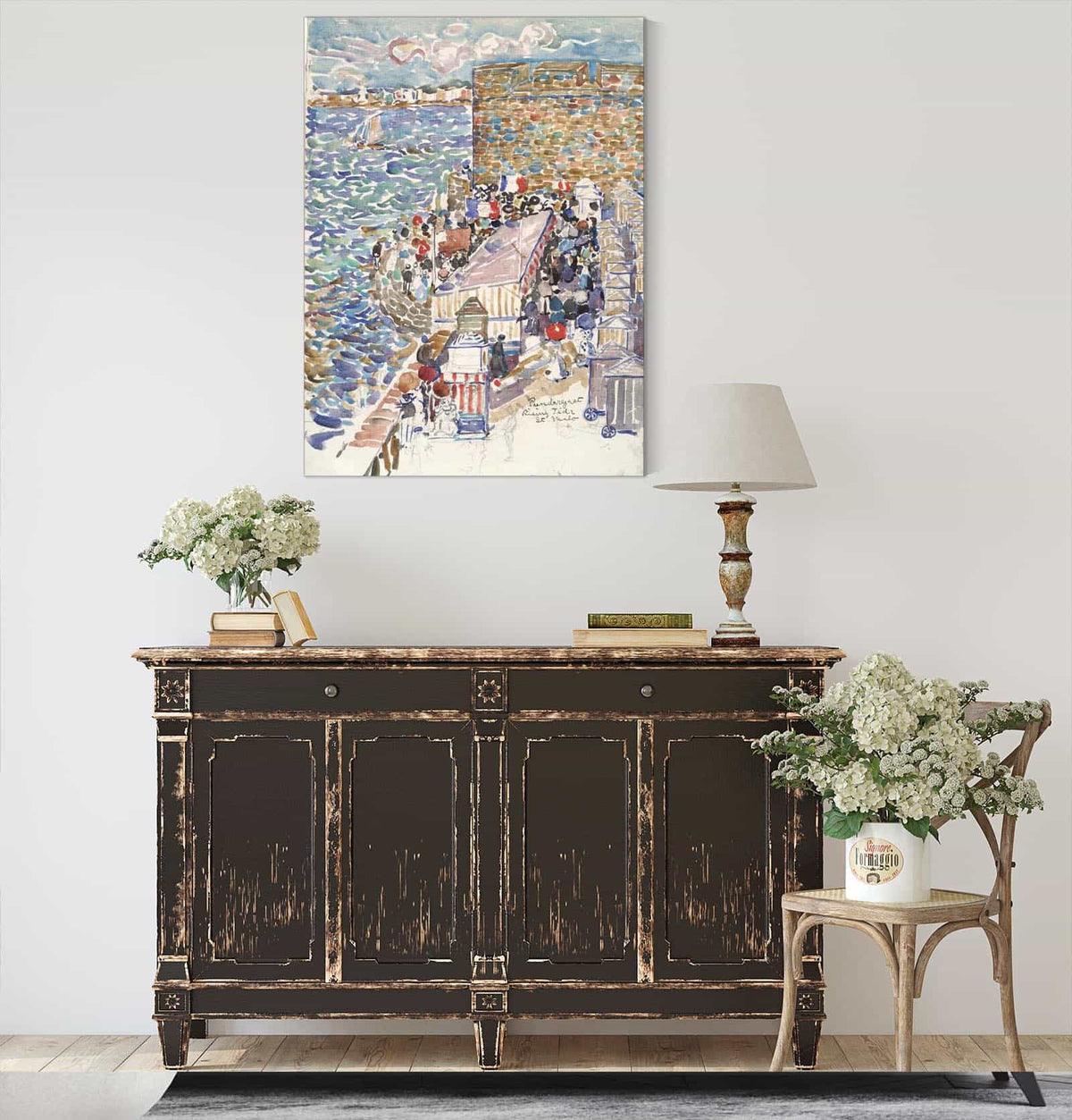 Rising Tide St Malo   by Maurice Prendergast