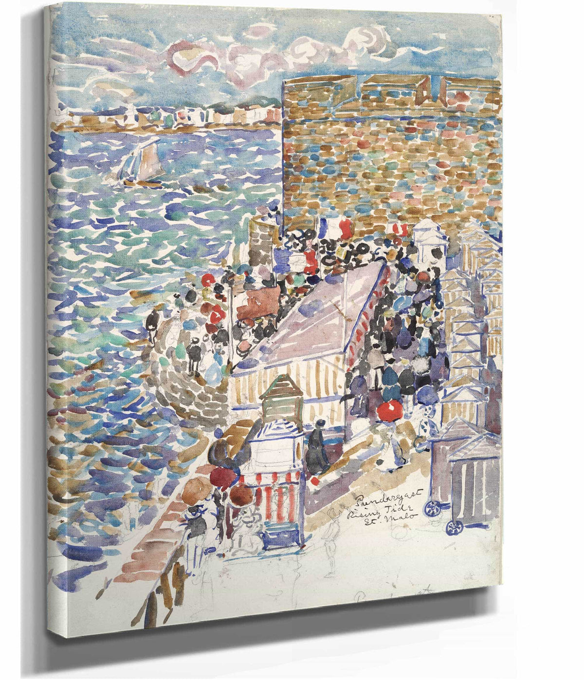 Rising Tide St Malo   by Maurice Prendergast