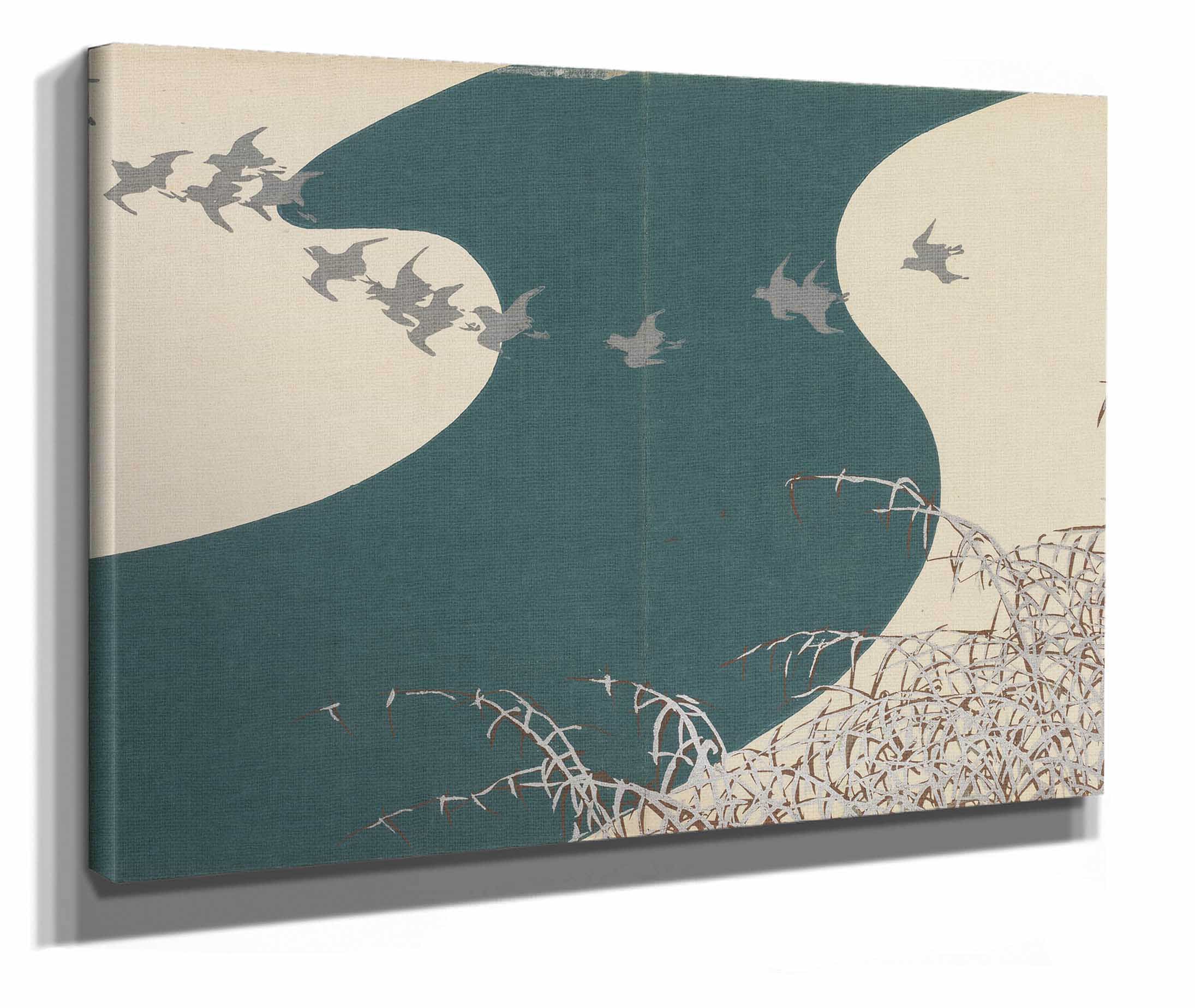 River In Winter Fuyu No Kawa by Kamisaka Sekka