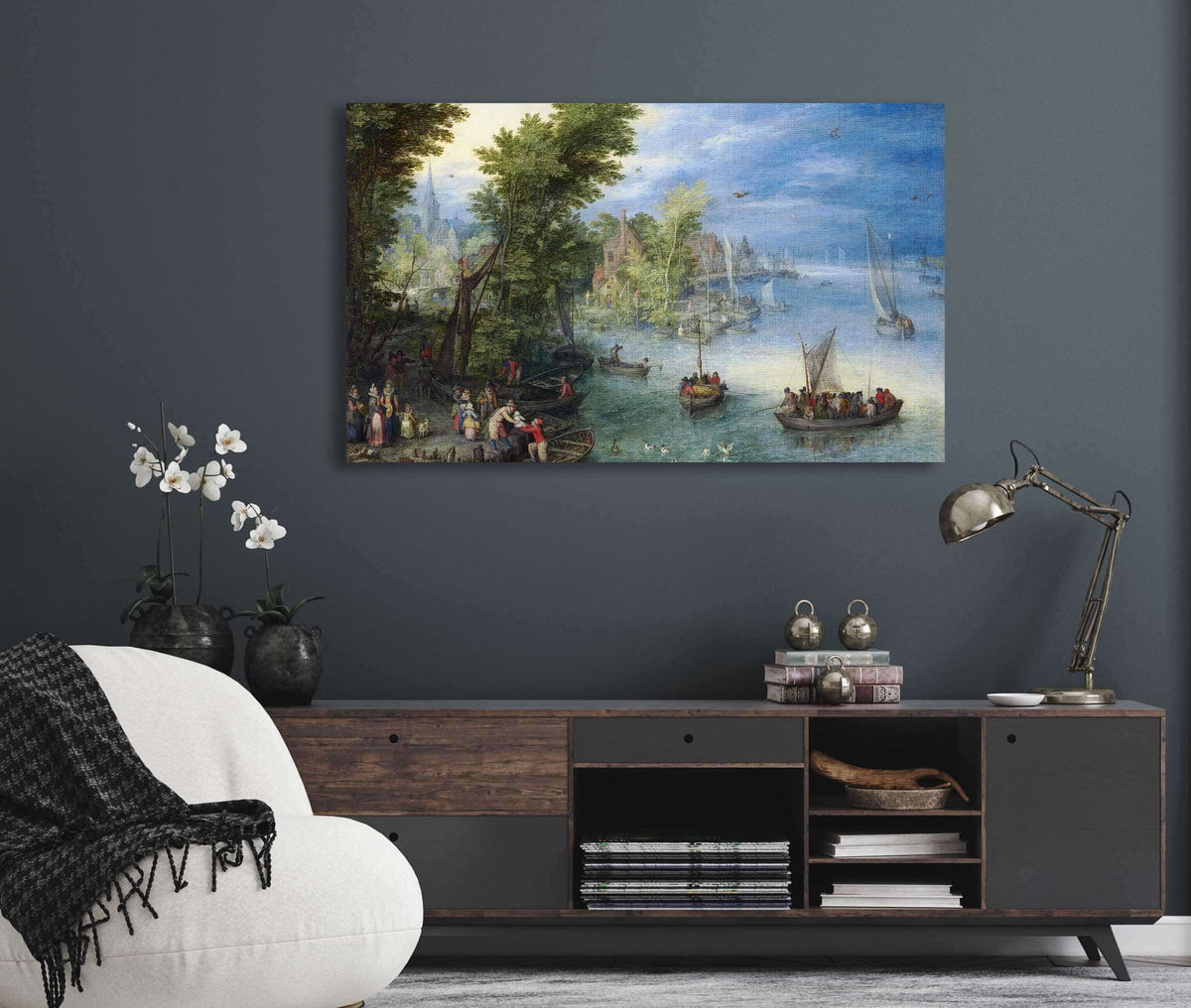 River Landscape by Jan Brueghel The Elder