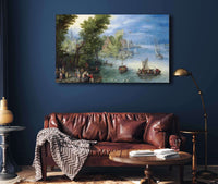 River Landscape by Jan Brueghel The Elder