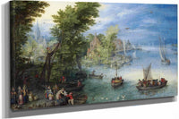 River Landscape by Jan Brueghel The Elder