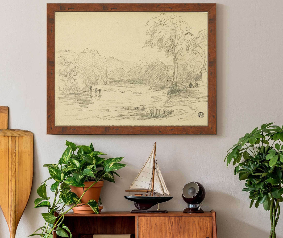 River Scene by David Cox