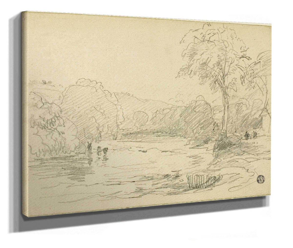 River Scene by David Cox