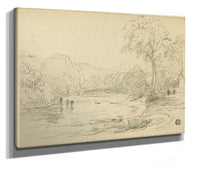 River Scene by David Cox