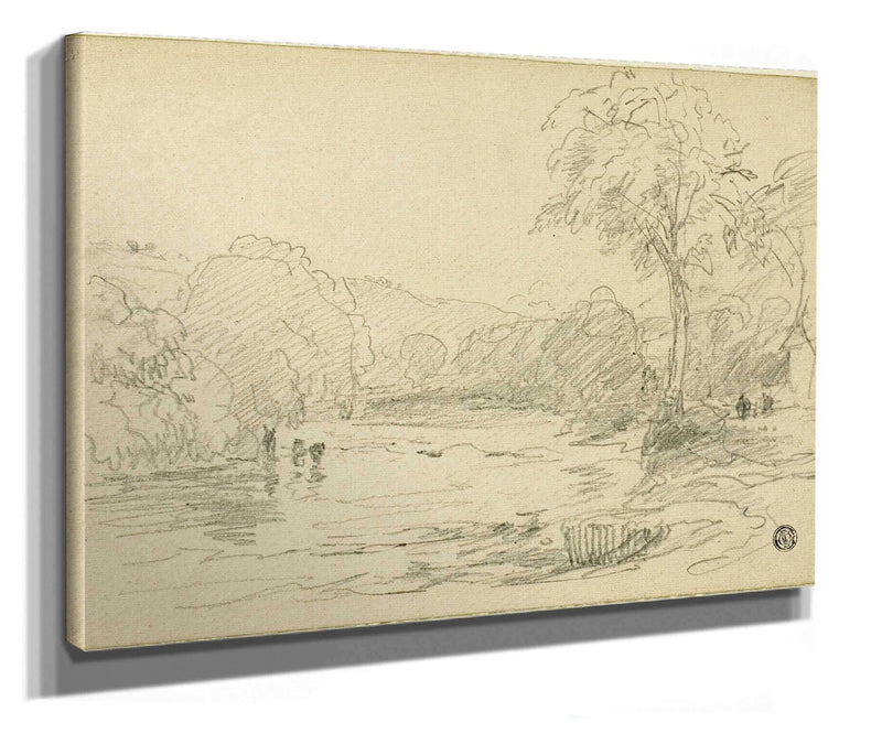 River Scene by David Cox