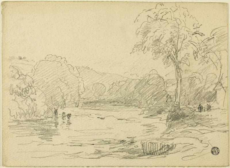 River Scene by David Cox