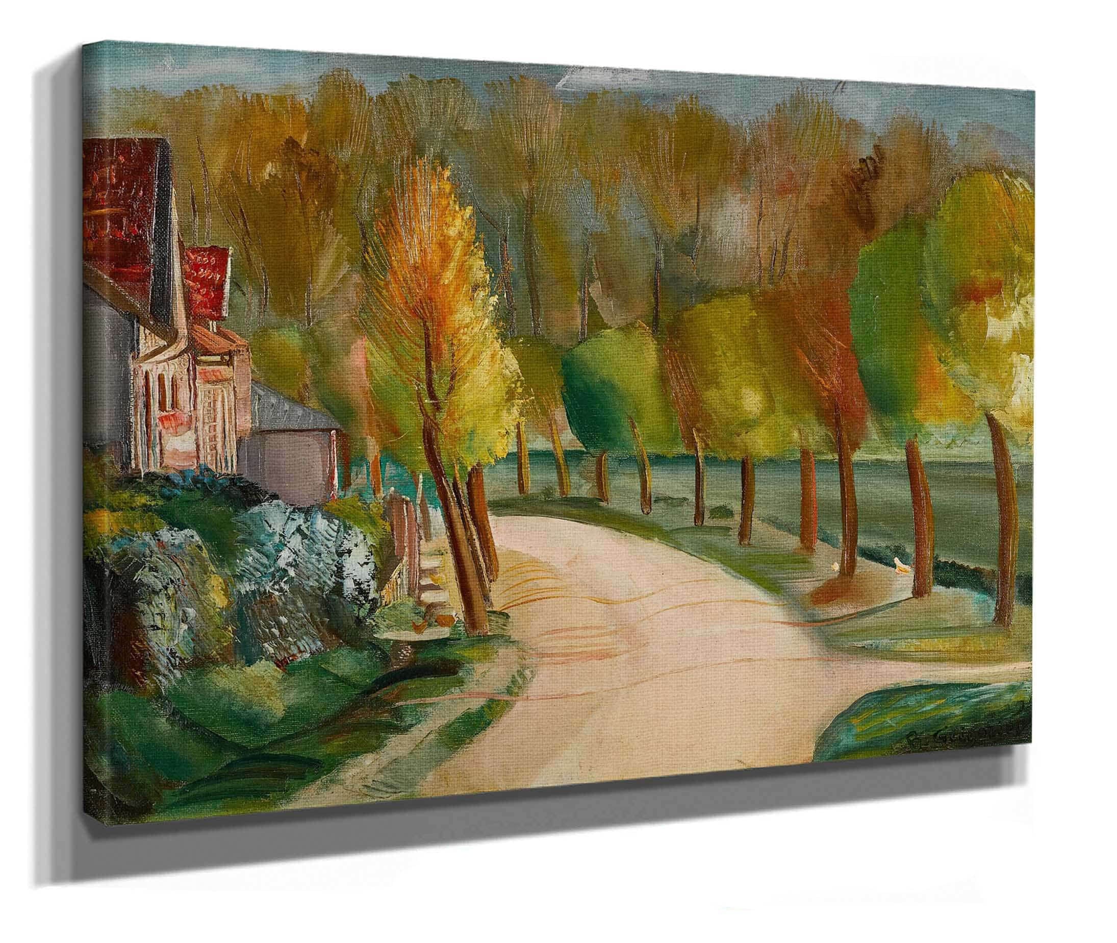 Riverside by Boris Grigoriev