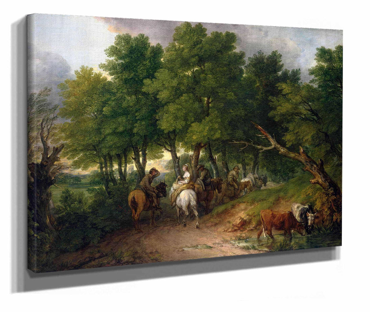 Road From Market by Thomas Gainsborough