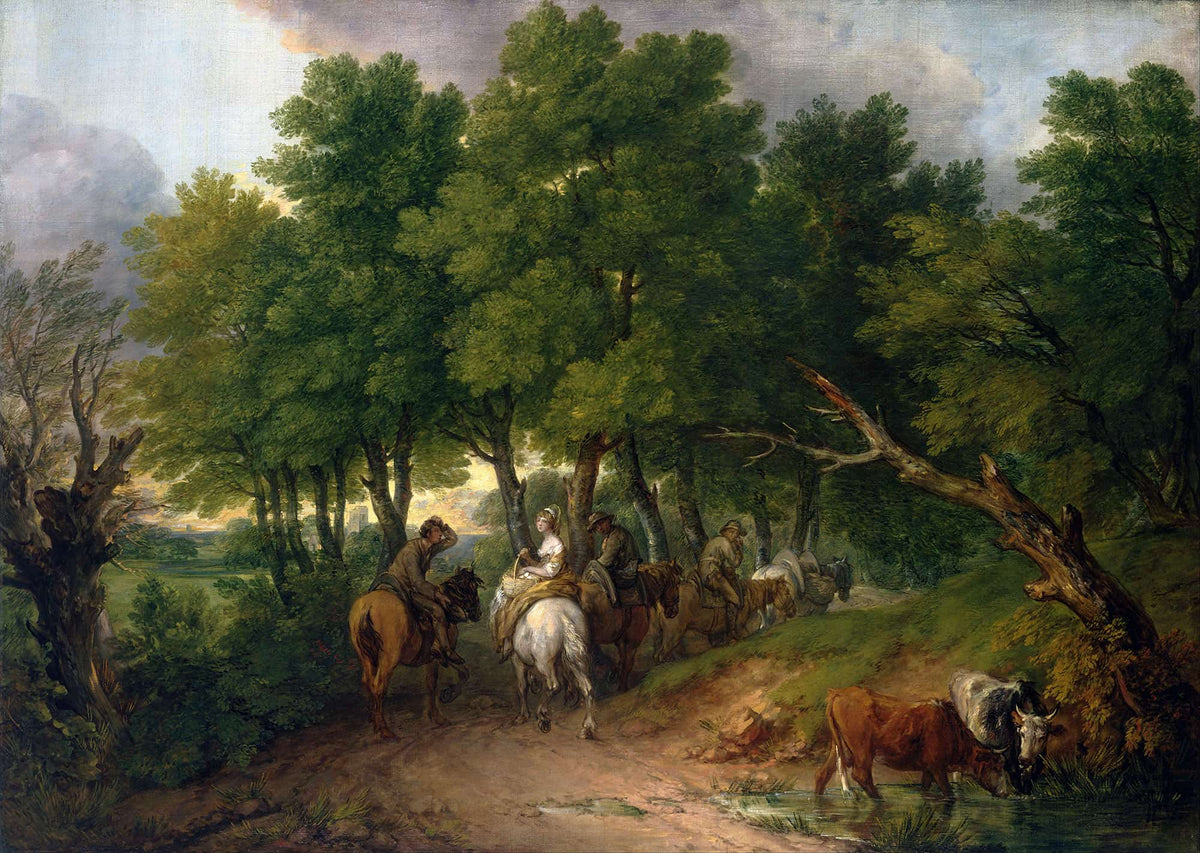 Road From Market by Thomas Gainsborough