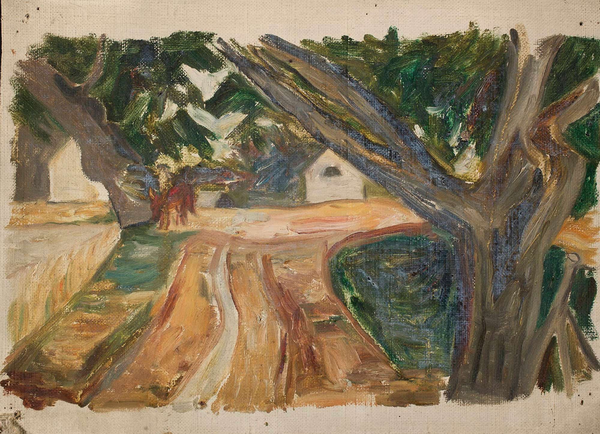 Roadside Trees by Tadeusz Makowski