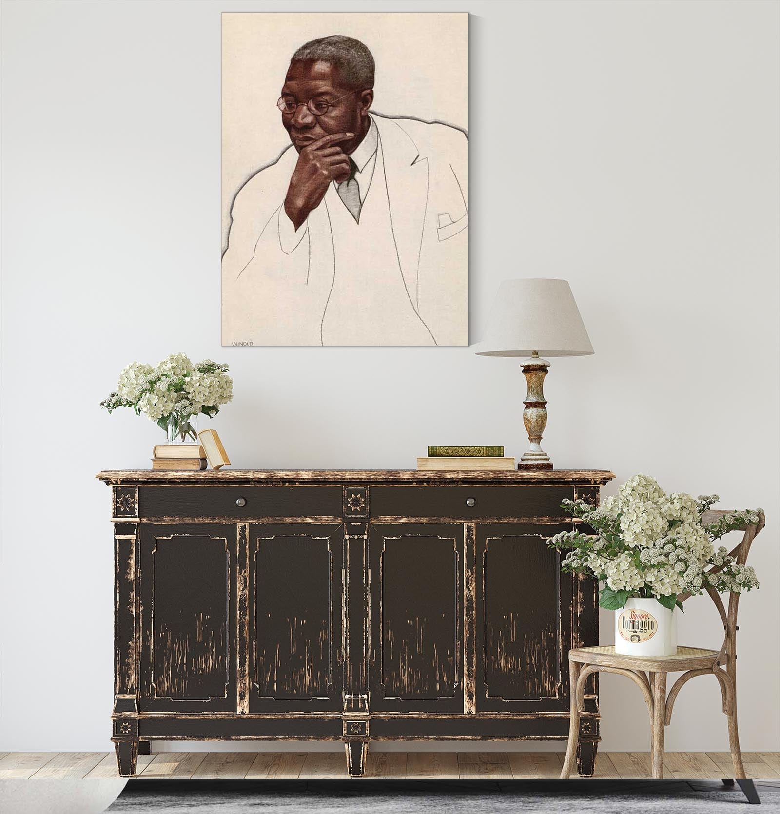 Robert Russa Moton by Winold Reiss