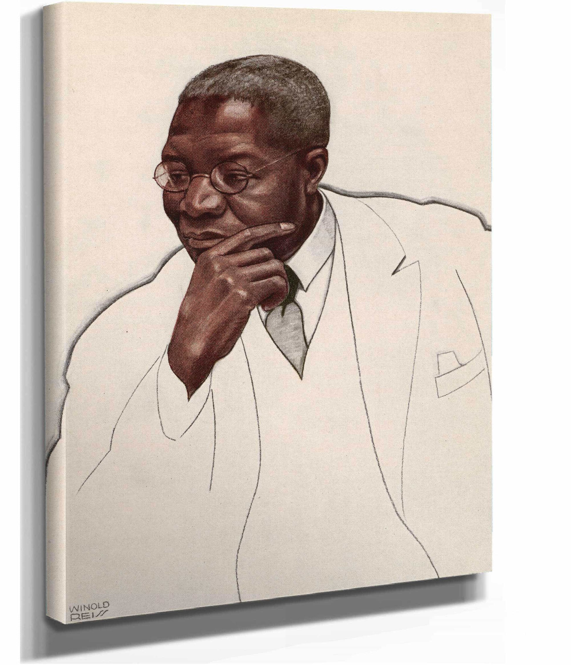 Robert Russa Moton by Winold Reiss