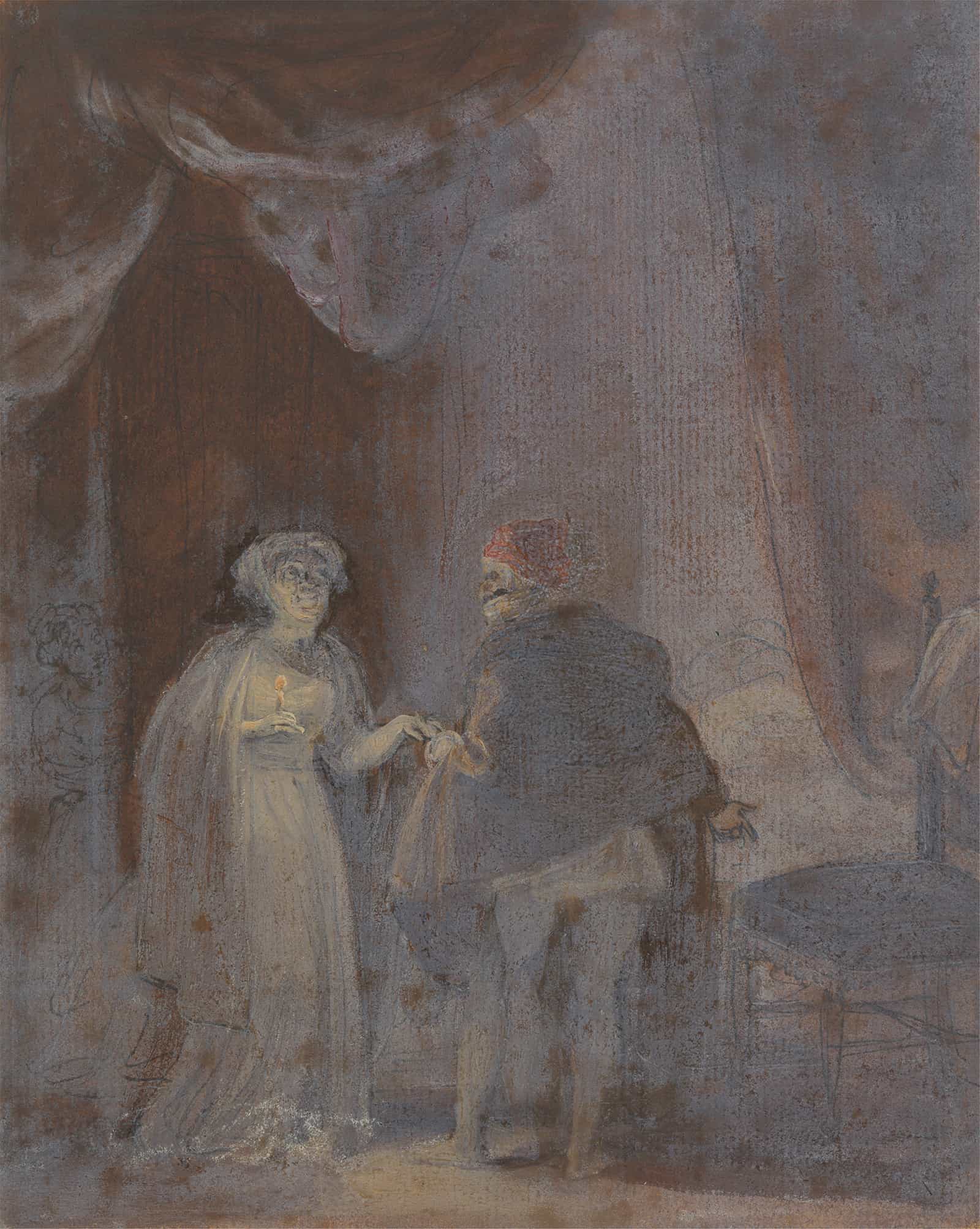 One From Illustrations To Shakespeare by Robert Smirke Fine Art Print