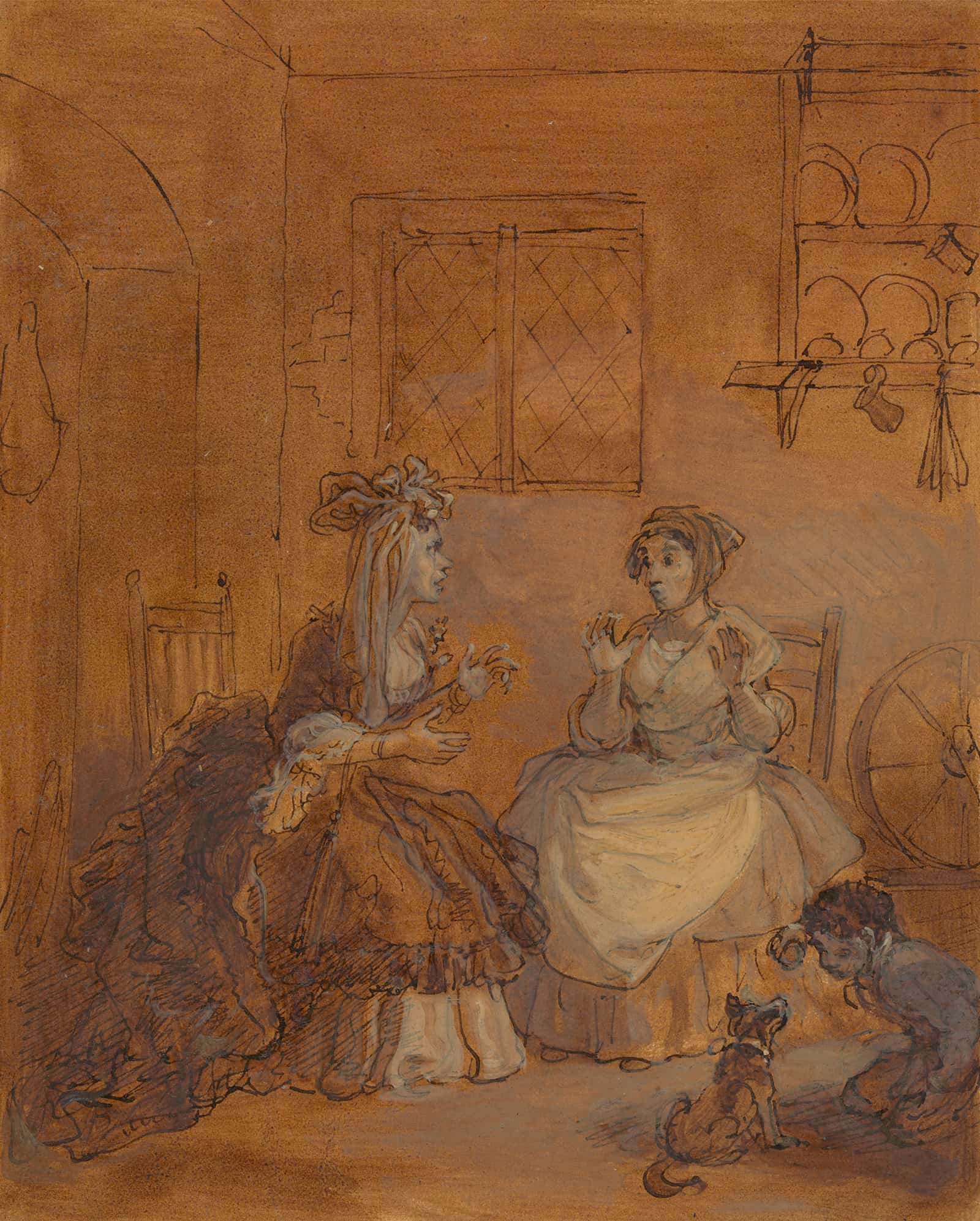 One From Illustrations To Shakespeare by Robert Smirke Fine Art Print