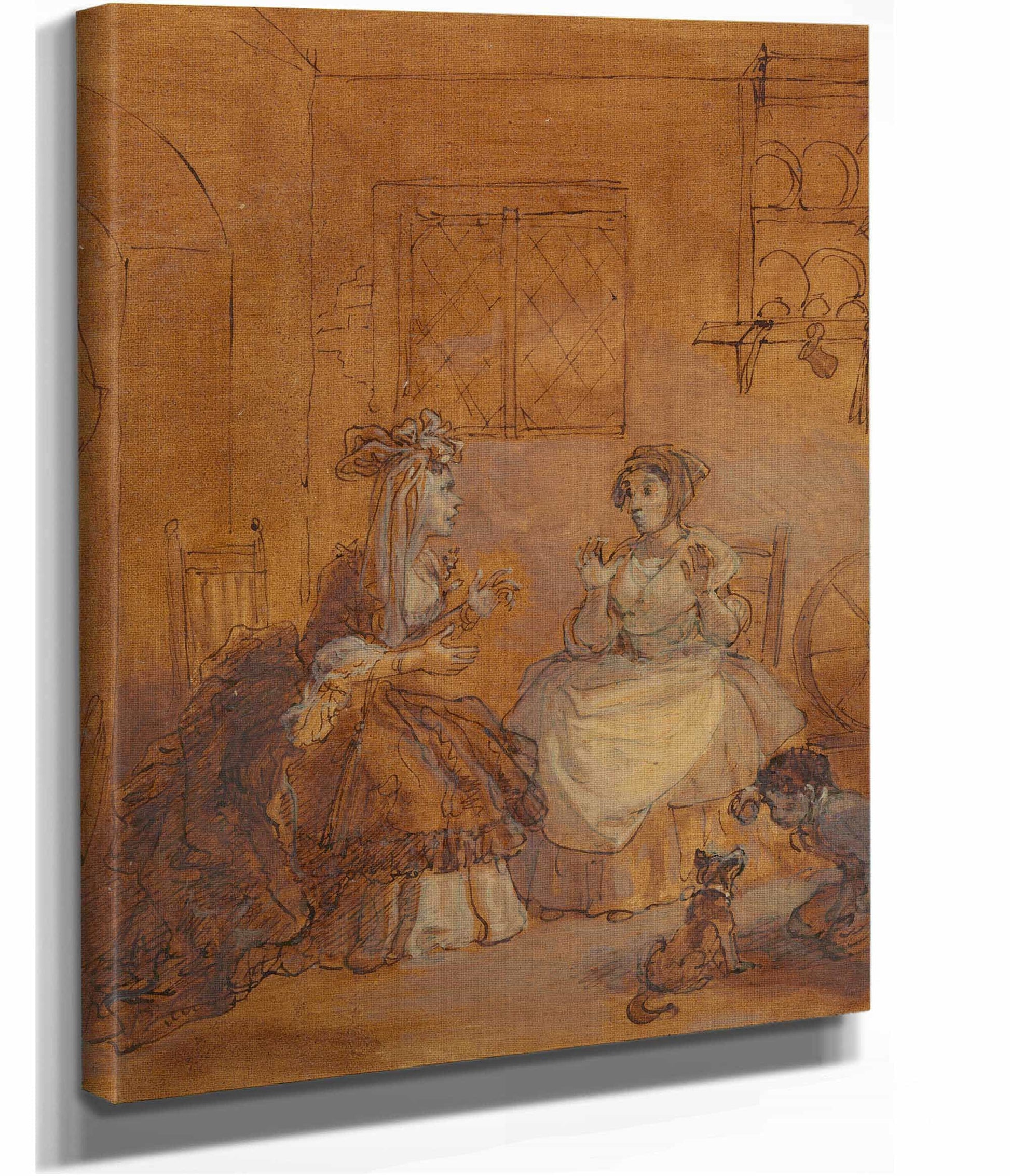 One From Illustrations To Shakespeare by Robert Smirke Fine Art Print