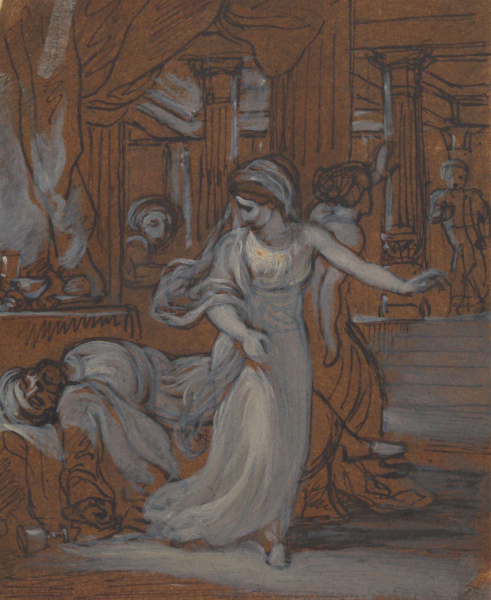 One From Illustrations To Shakespeare by Robert Smirke Fine Art Print