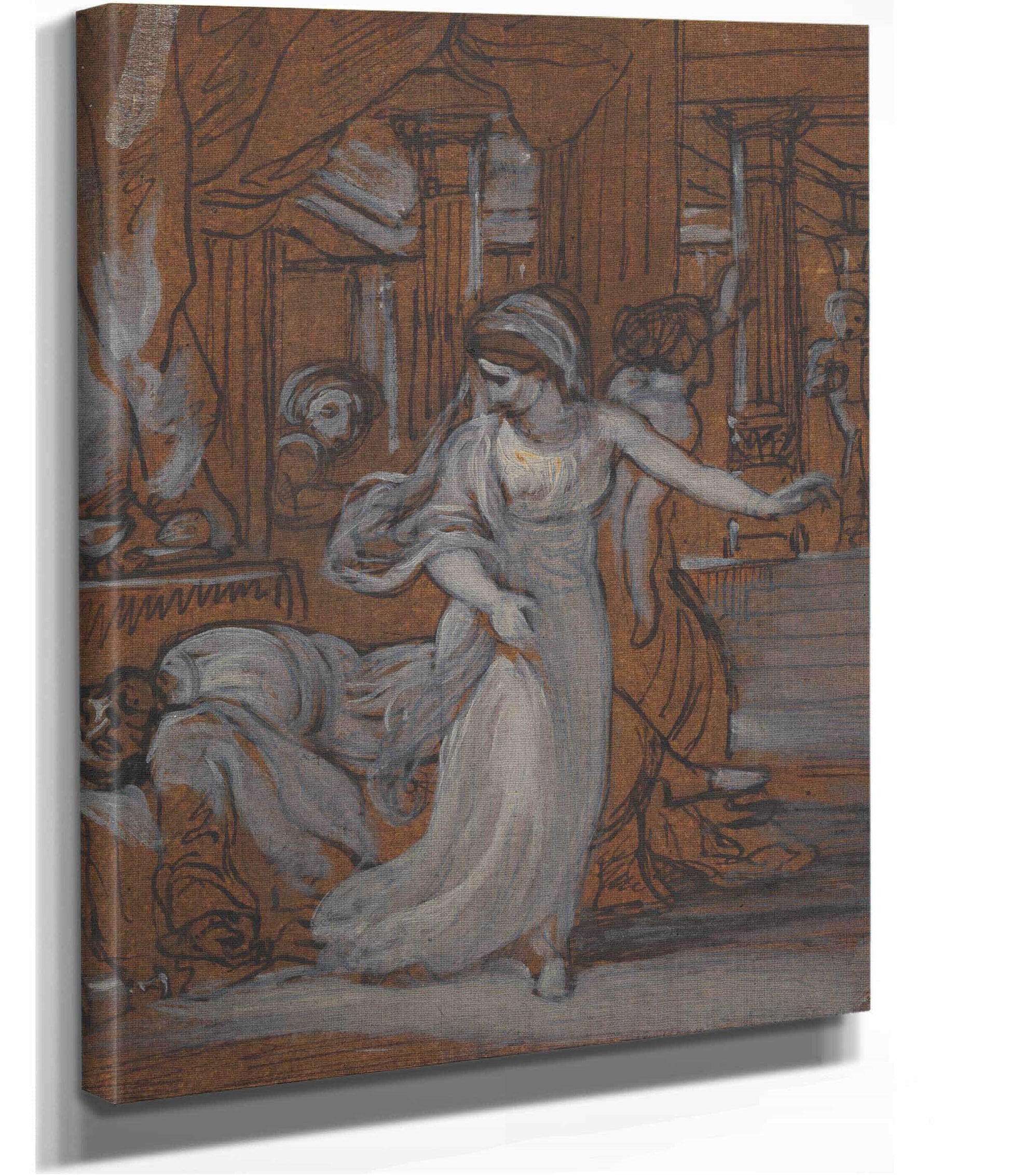 One From Illustrations To Shakespeare by Robert Smirke Fine Art Print