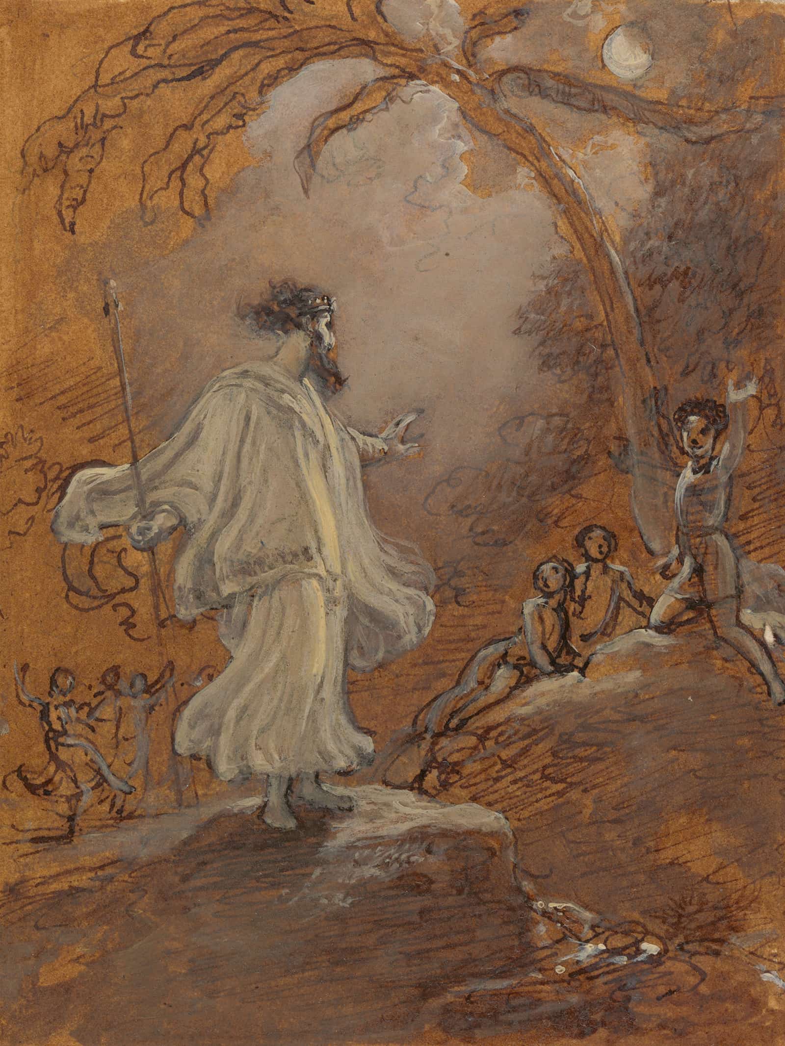 One From Illustrations To Shakespeare by Robert Smirke Fine Art Print