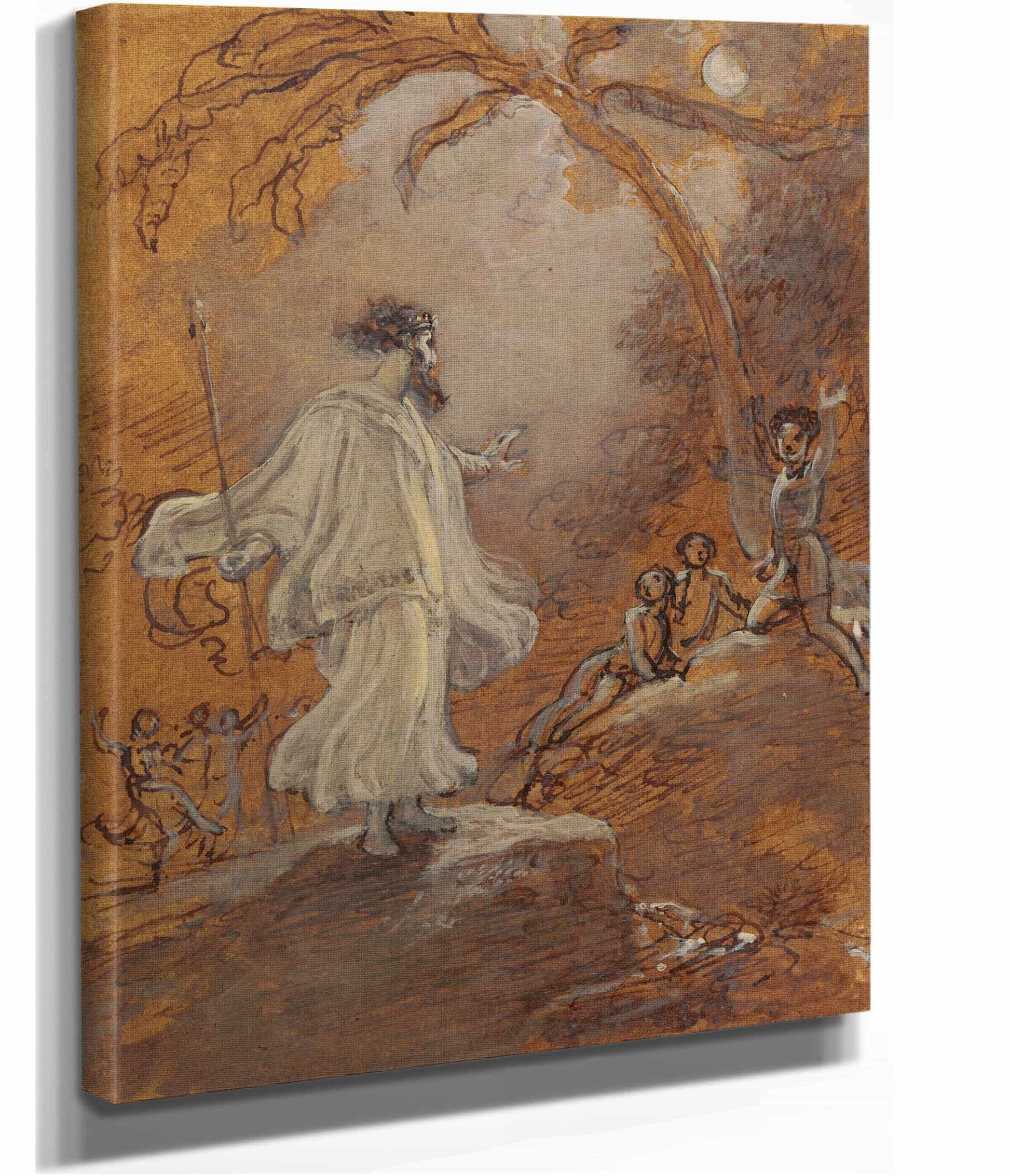 One From Illustrations To Shakespeare by Robert Smirke Fine Art Print