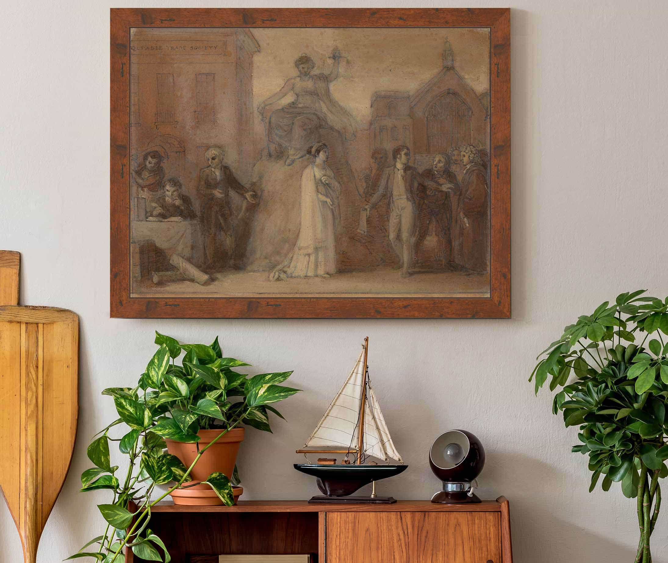 One From Illustrations To Shakespeare by Robert Smirke Fine Art Print