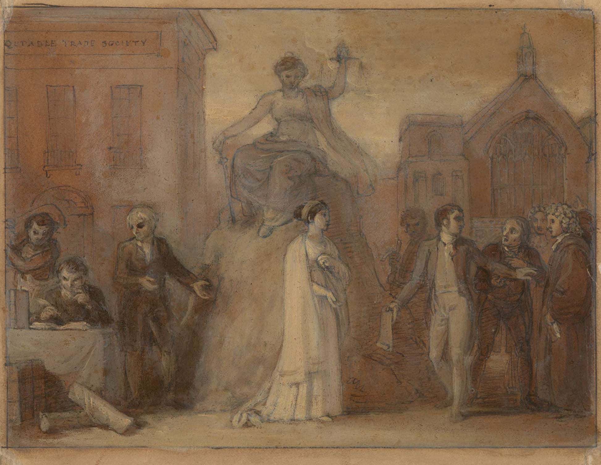 One From Illustrations To Shakespeare by Robert Smirke Fine Art Print