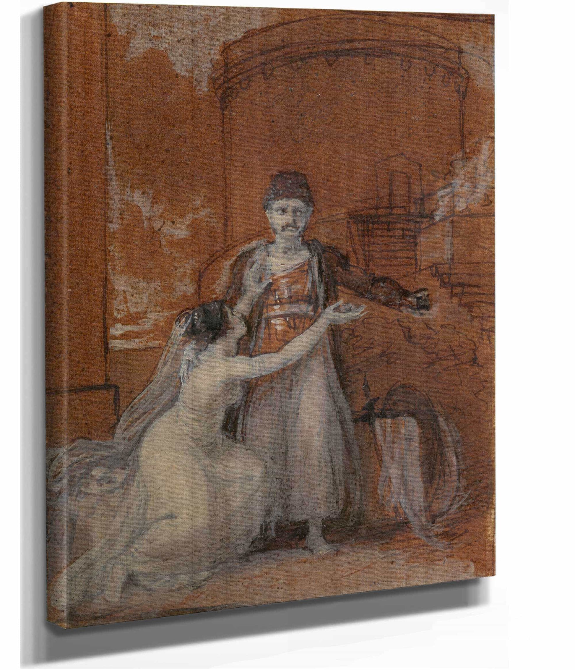 One From Illustrations To Shakespeare by Robert Smirke Fine Art Print