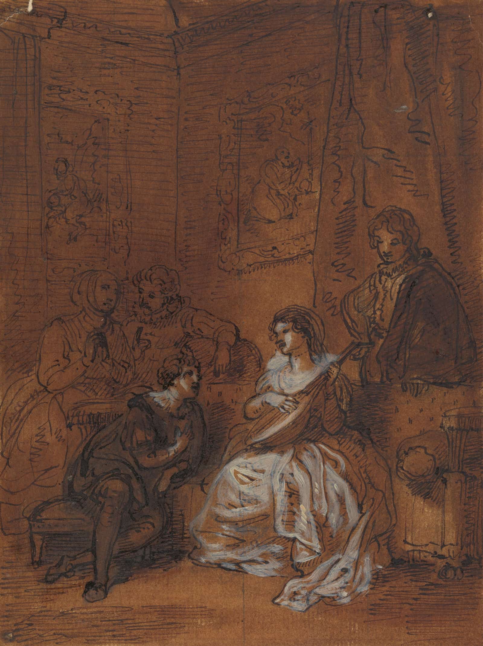 One From Illustrations To Shakespeare by Robert Smirke Fine Art Print