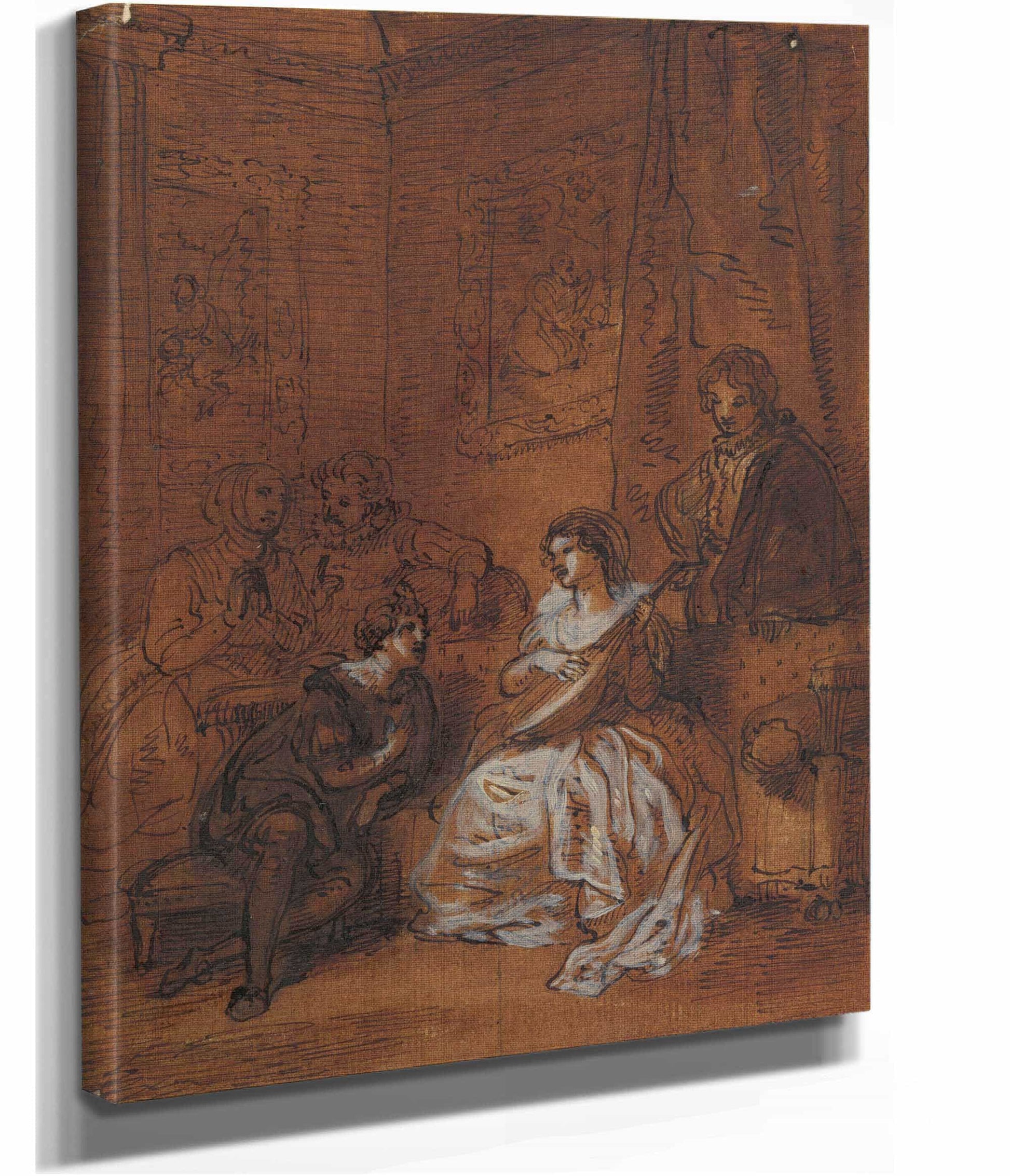 One From Illustrations To Shakespeare by Robert Smirke Fine Art Print