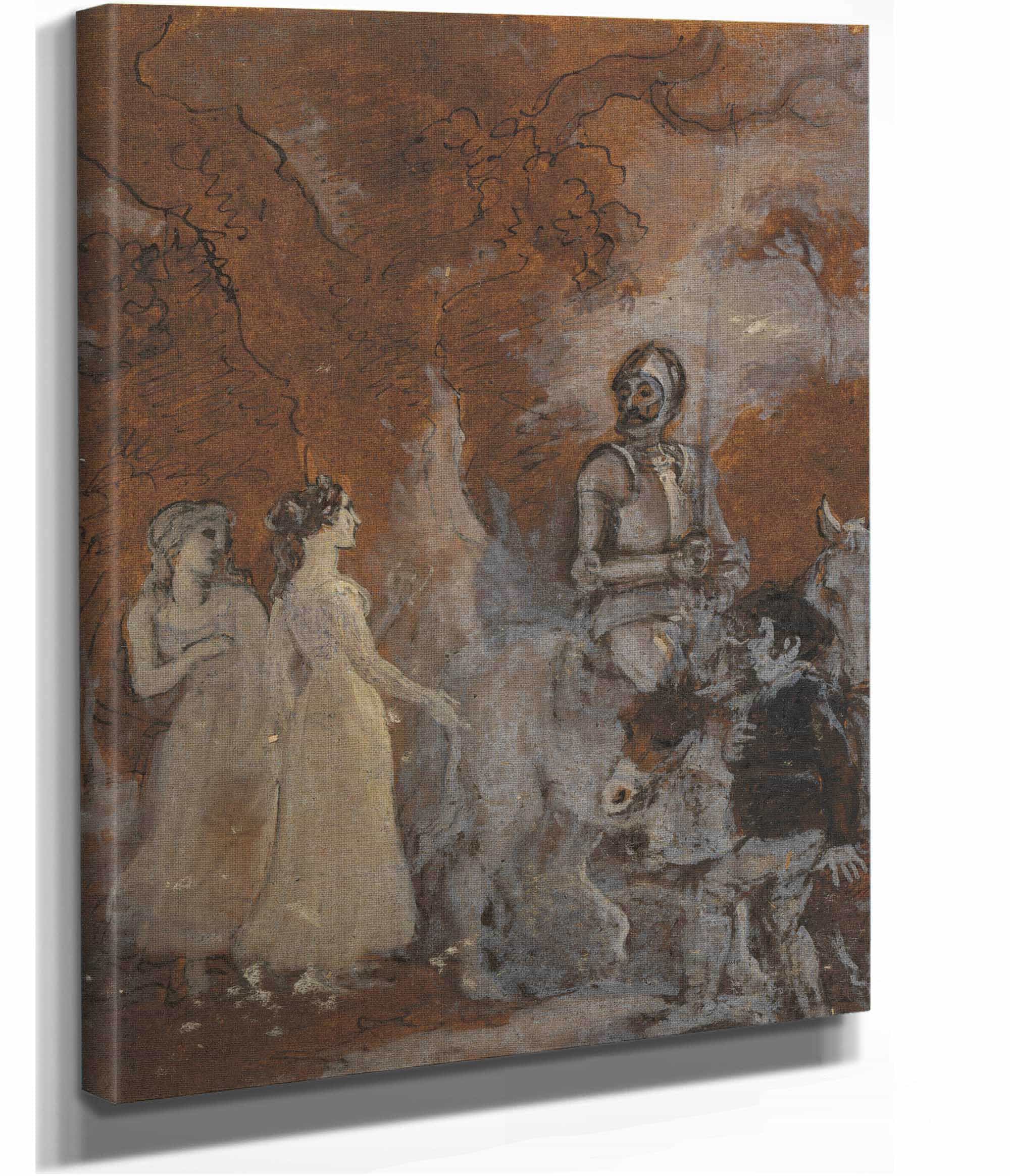 One From Illustrations To Shakespeare by Robert Smirke Fine Art Print