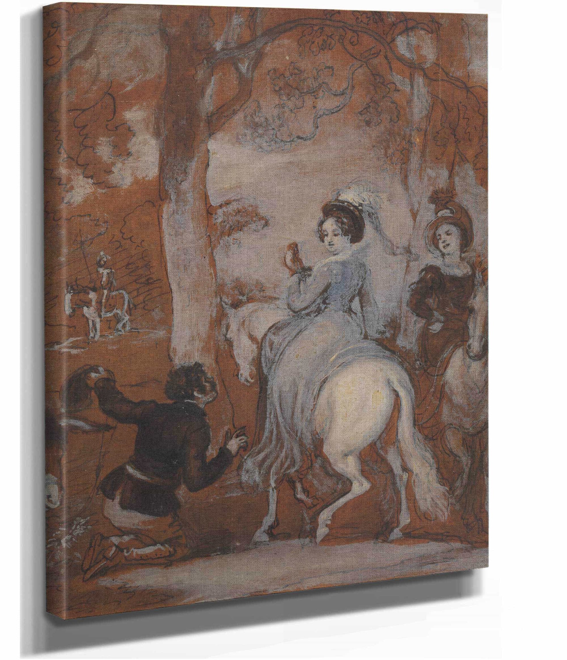 One From Illustrations To Shakespeare by Robert Smirke Fine Art Print
