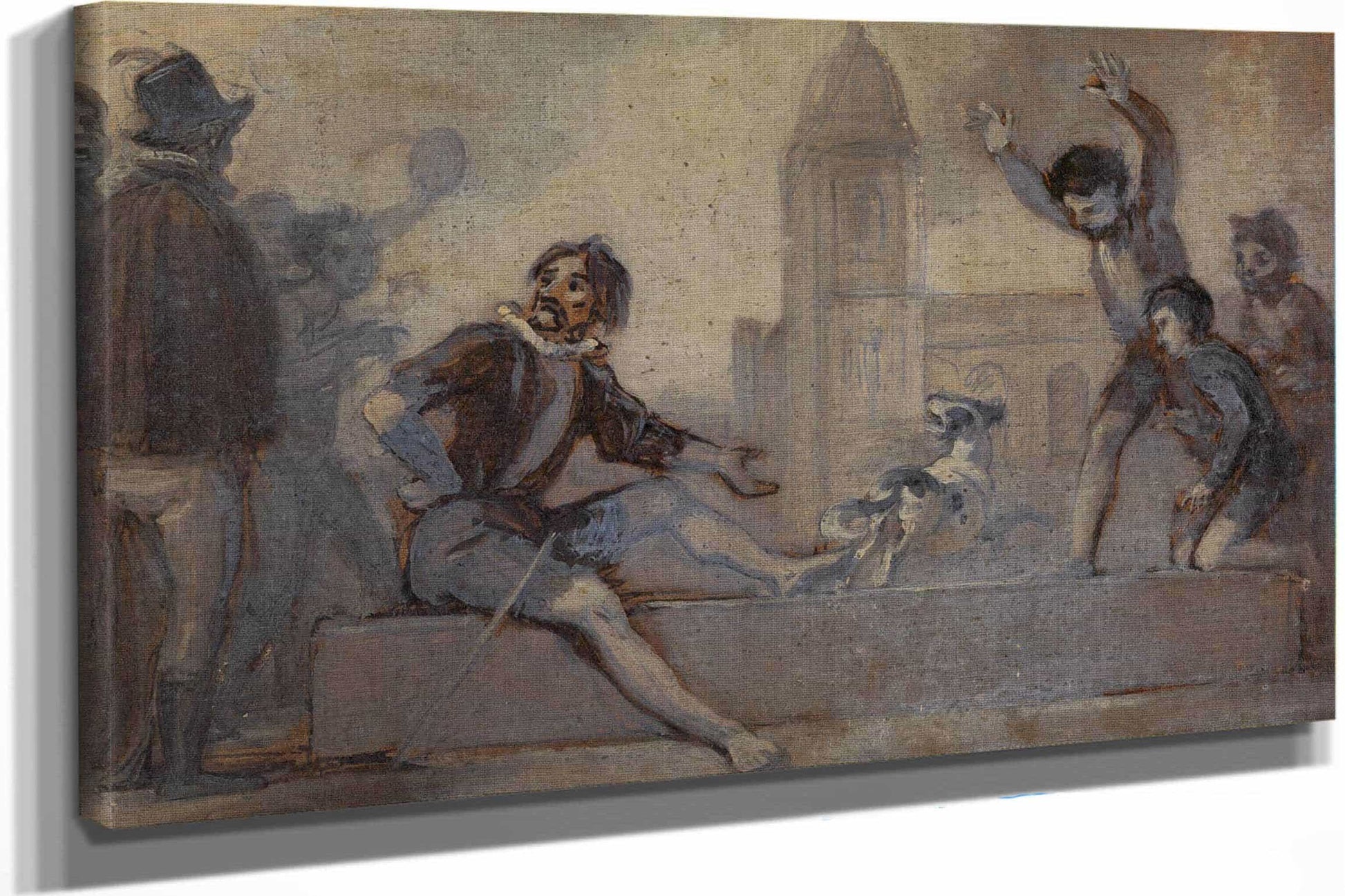 One From Illustrations To Shakespeare by Robert Smirke Fine Art Print