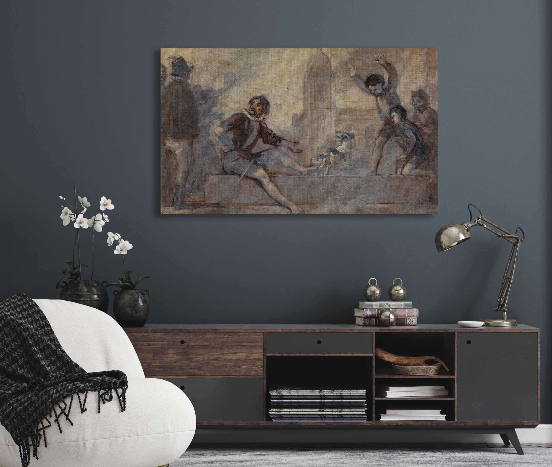 One From Illustrations To Shakespeare by Robert Smirke Fine Art Print
