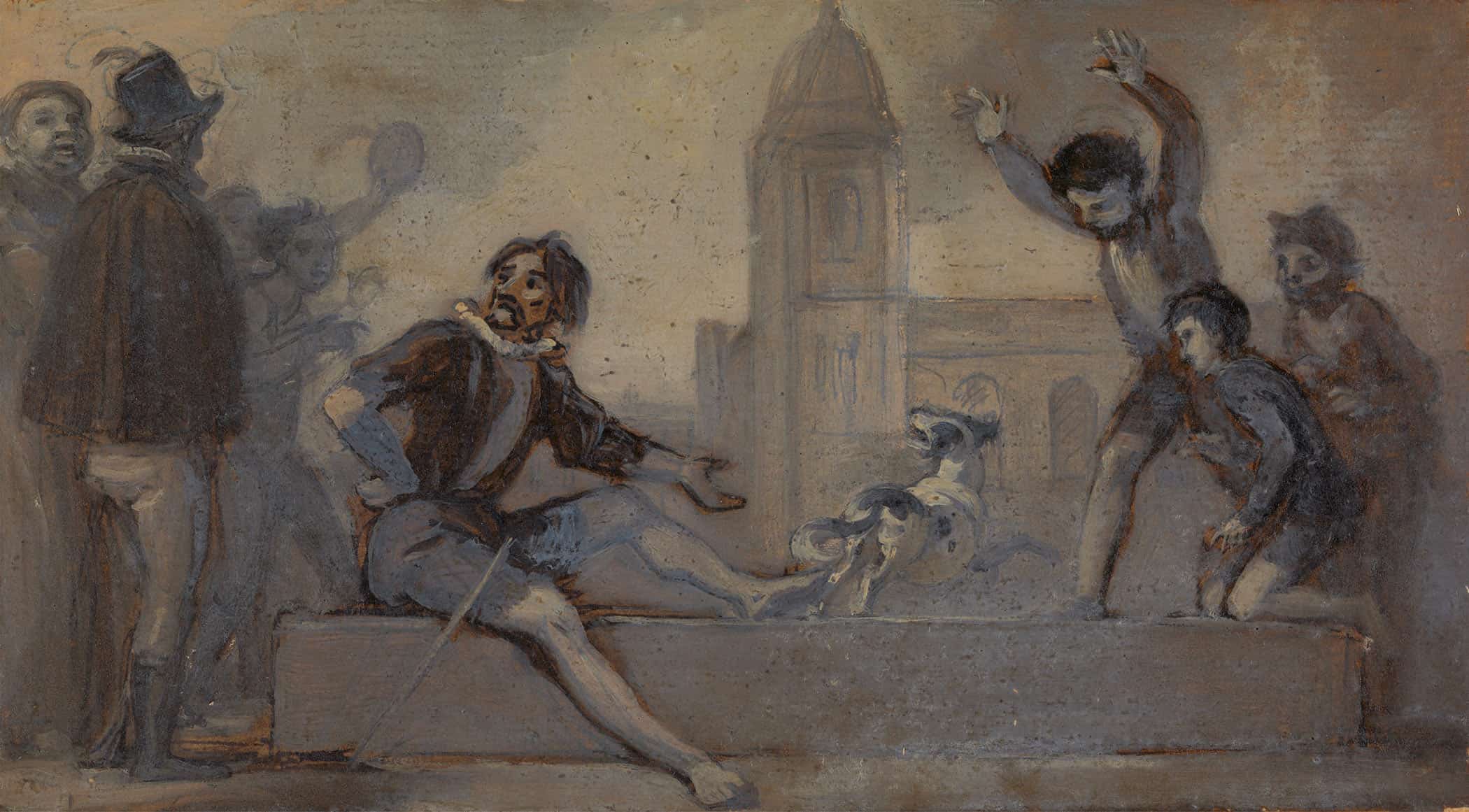 One From Illustrations To Shakespeare by Robert Smirke Fine Art Print