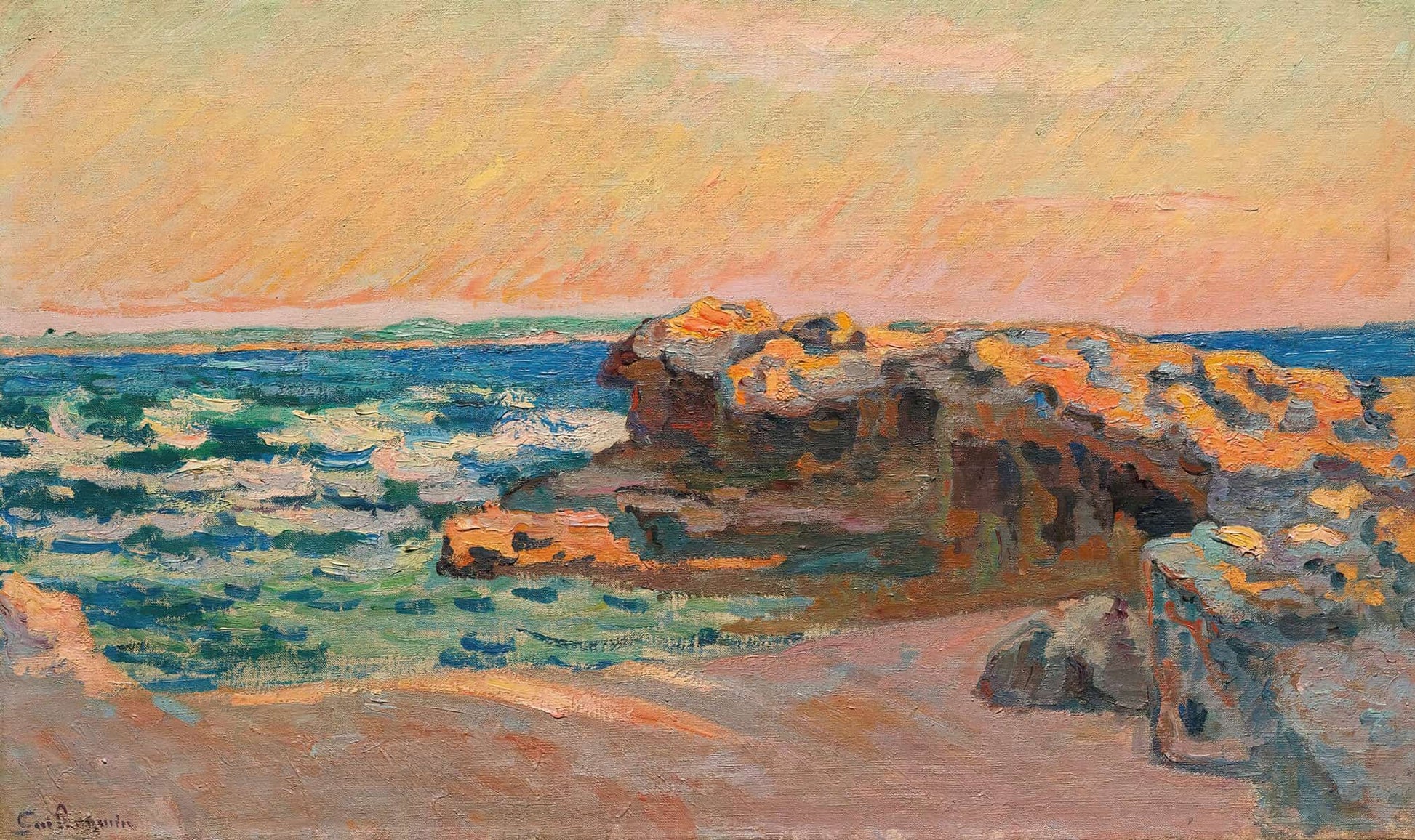 Rocher A Saint Palais by Armand Guillaumin