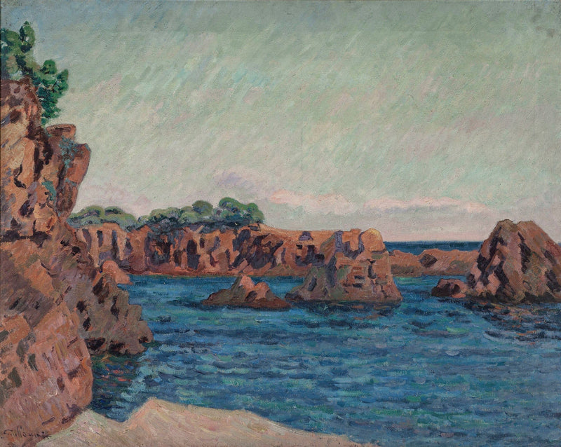 Rochers A Agay by Armand Guillaumin