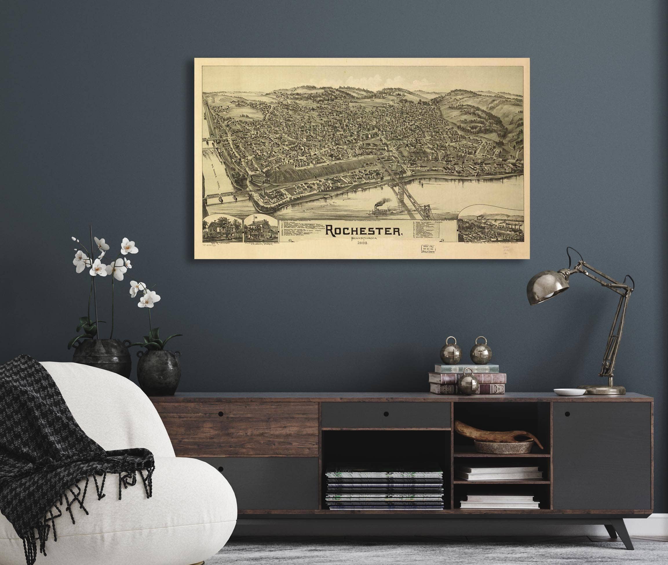Rochester Pennsylvania 1900  State Of Pennsylvania