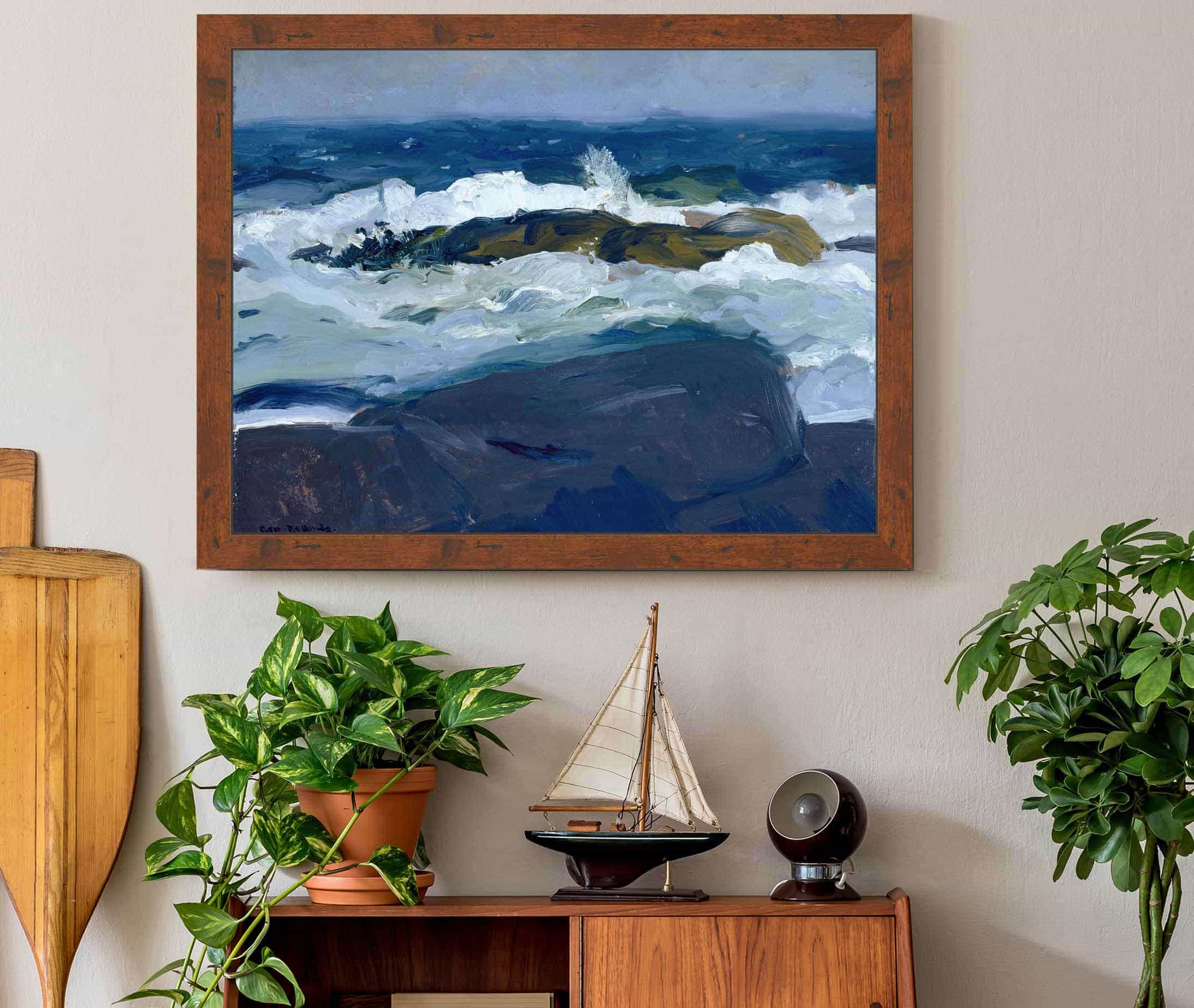Rock Reef Maine by George Wesley Bellows