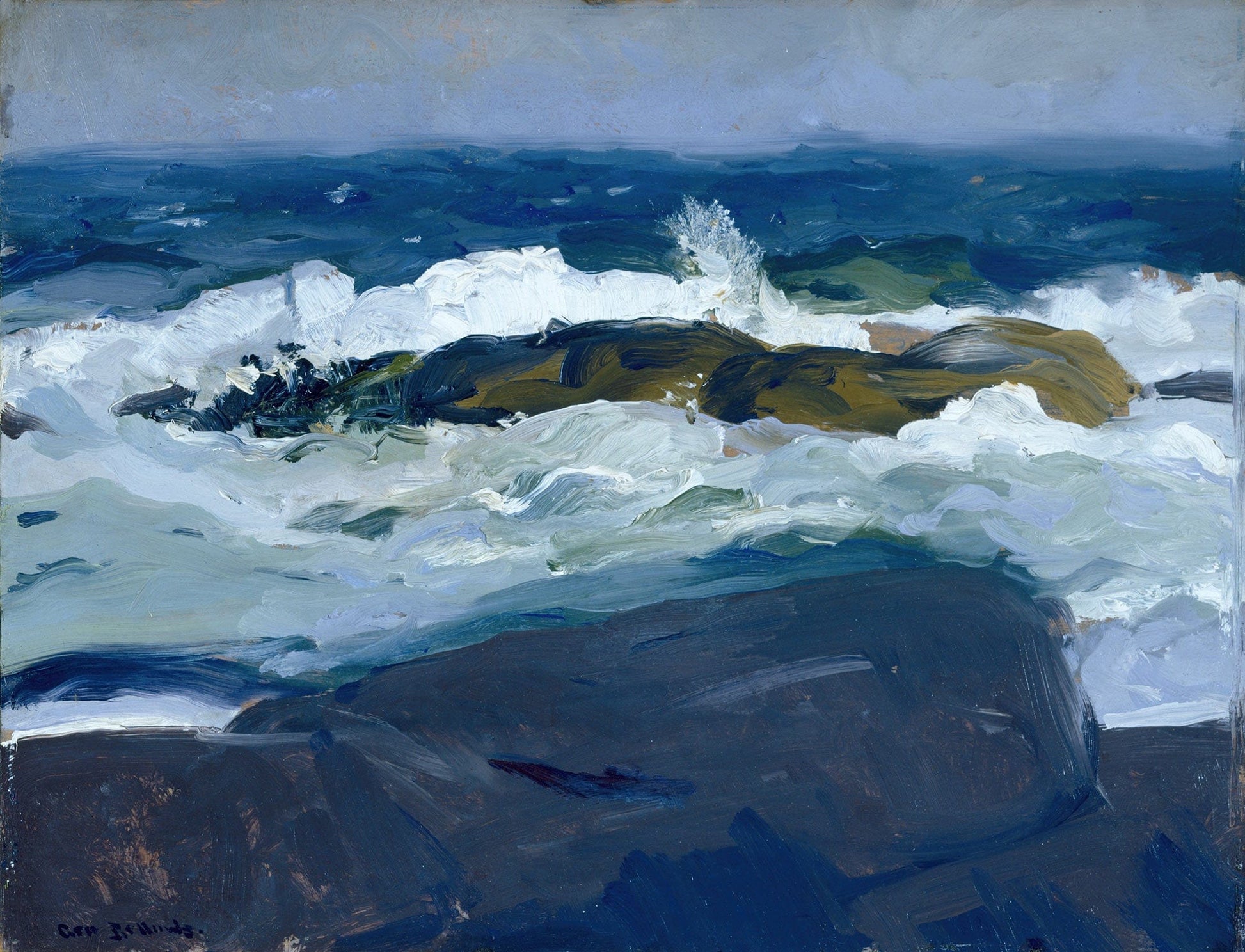 Rock Reef Maine by George Wesley Bellows