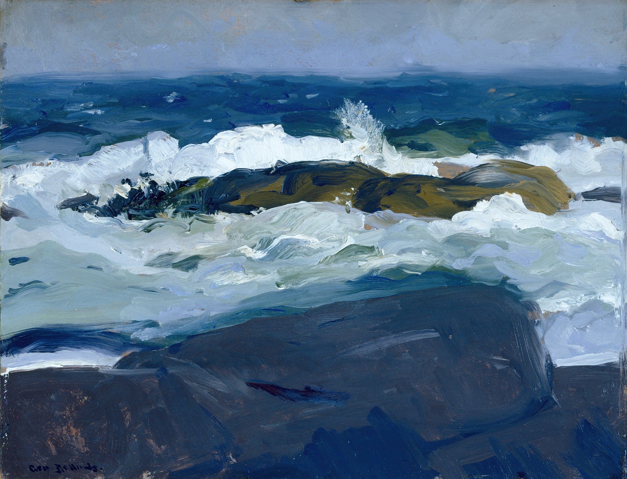 Rock Reef Maine by George Wesley Bellows