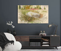 Rocks And Shrubs by Edwin Austin Abbey