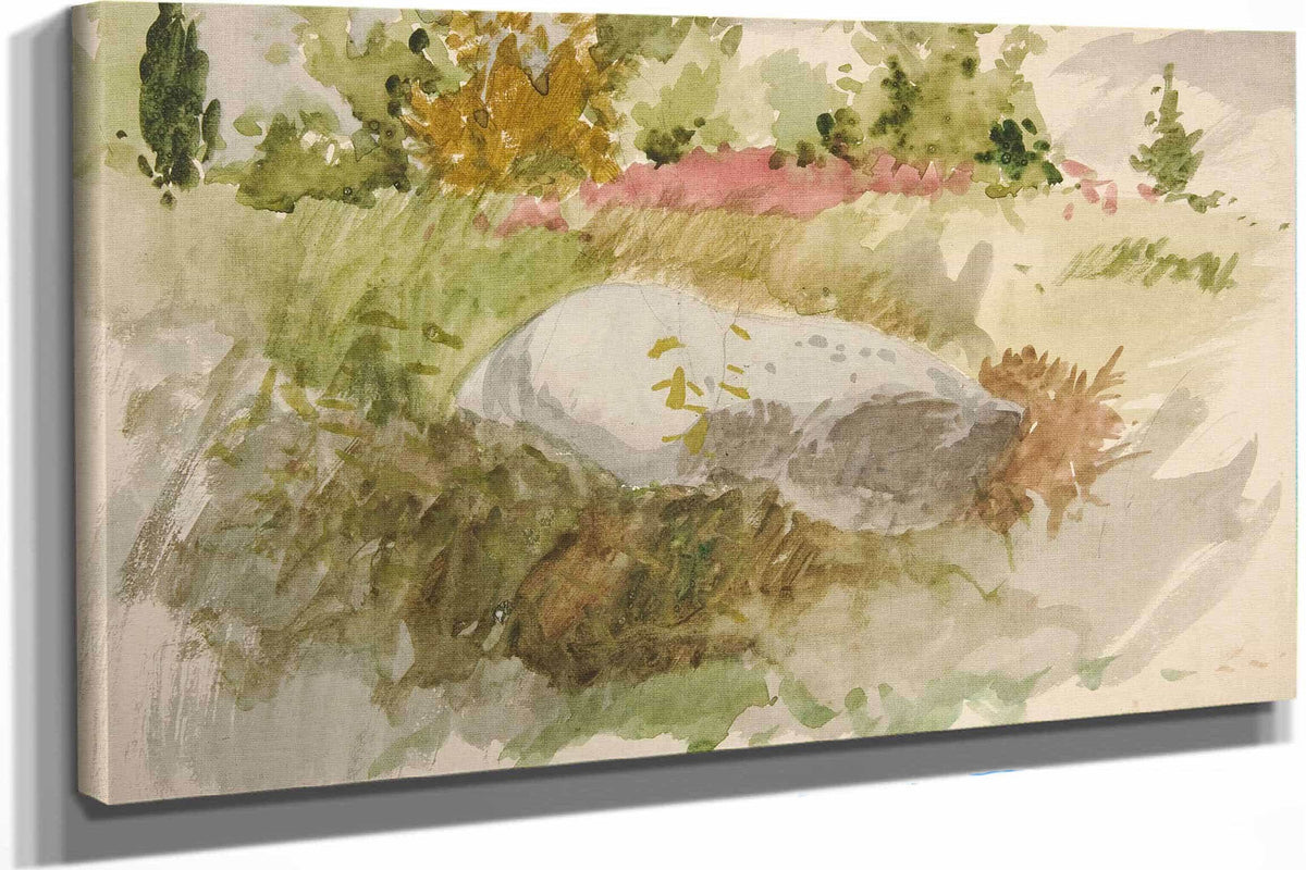 Rocks And Shrubs by Edwin Austin Abbey