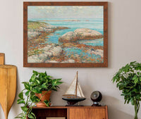 Rocks At Appledore Morning by Childe Hassam