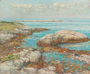 Rocks At Appledore Morning by Childe Hassam