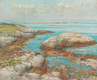 Rocks At Appledore Morning by Childe Hassam