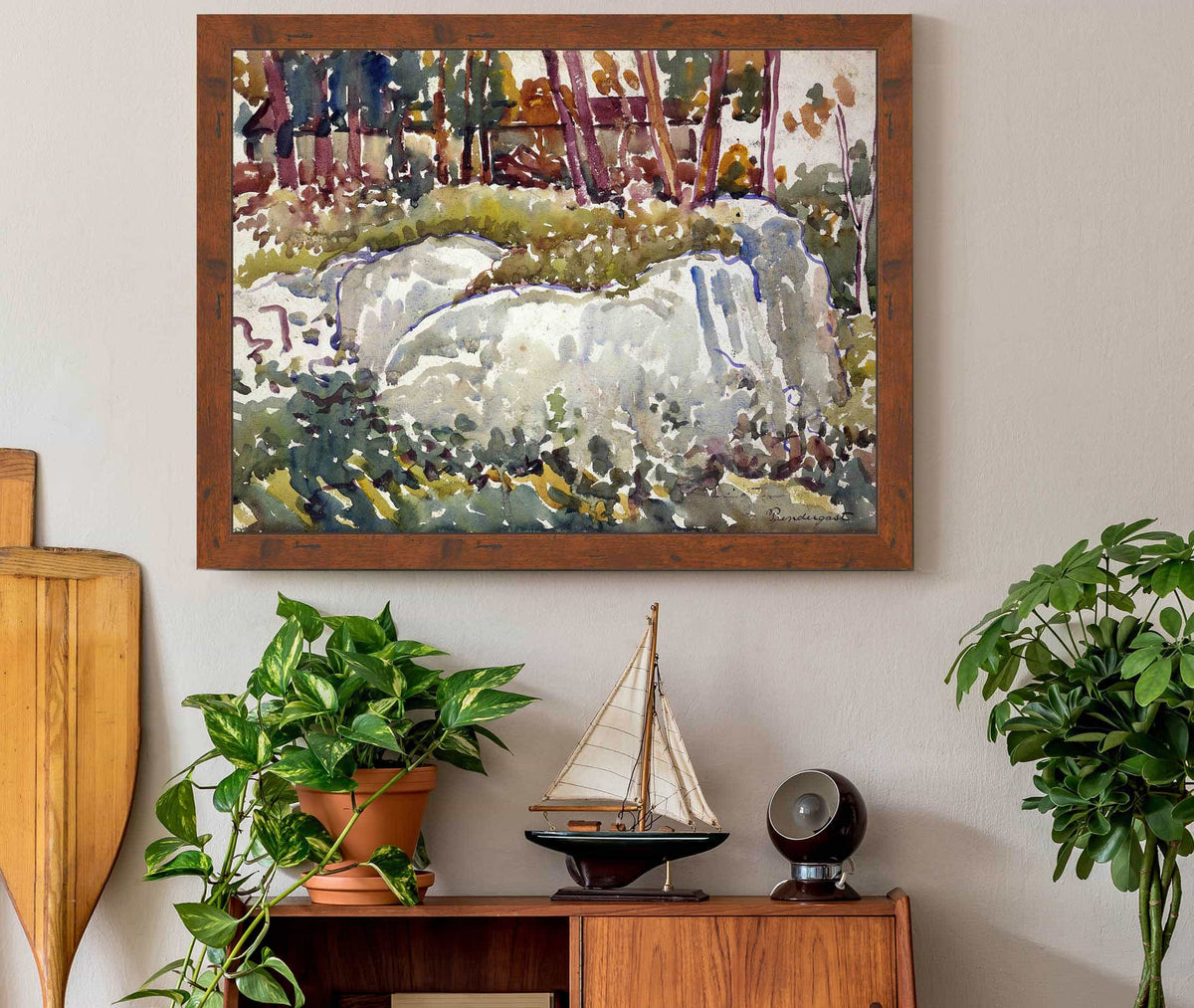 Rocks Maine by Maurice Prendergast