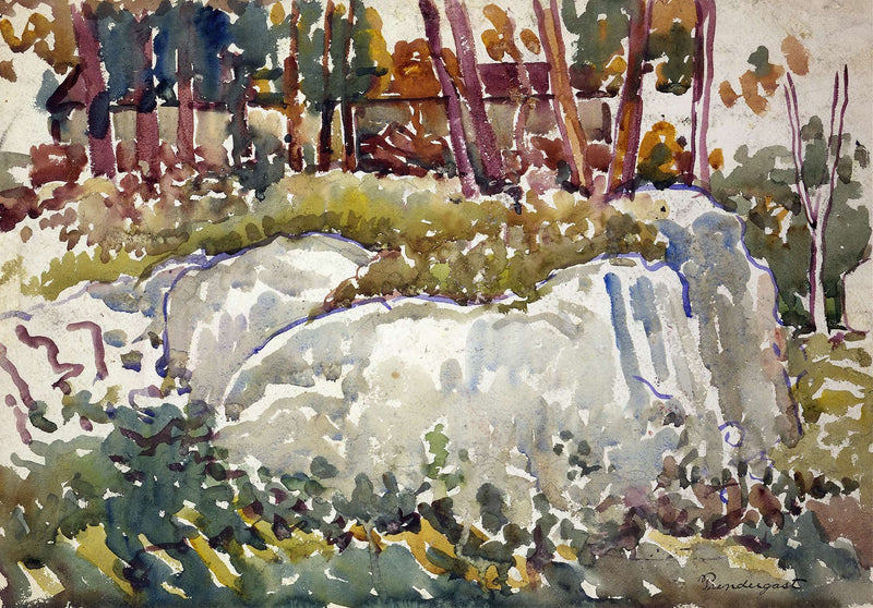 Rocks Maine by Maurice Prendergast